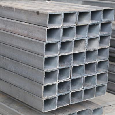 China building & Decoration 40x40 Iron Fence Rectangular Mild Carbon Steel Tube Sizes / Ms Weight Square Pipe for sale