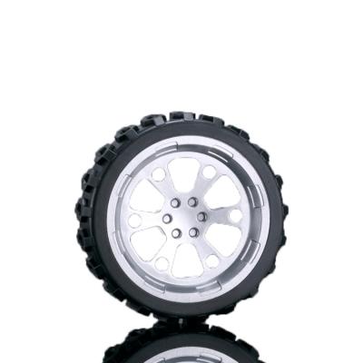 China Top Plastic 63Mm Hub And Rim Kids Car Scooters Go Karts Toy Injection Wheel Wheel for sale