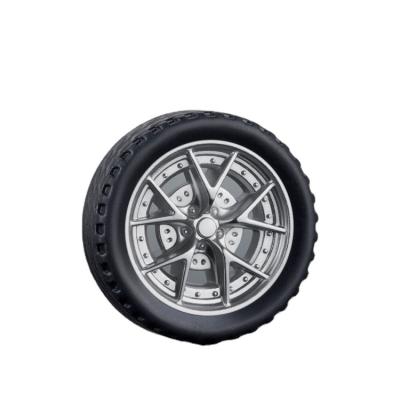 China Top 20Mm Rubber Tires Rc Car Strollers Toy Painted Wheels Remote Control Walkers for sale