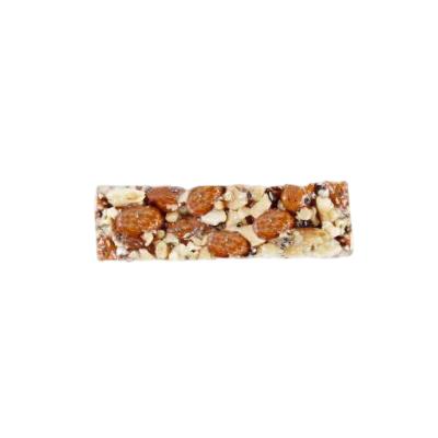 China Low Fat Roasted Almonds, Peanuts, Cranberry High Fiber Office Snack Nut Bars for sale