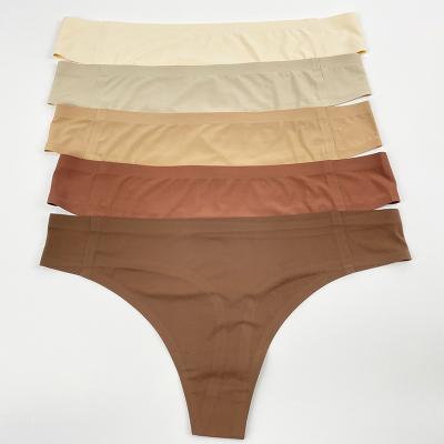 China Antibacterial No Show Look Womens Seamless Bare Skin Colored Brief For Gaiters for sale