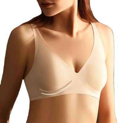 China Women's Comfort Flex Fit Seamless Breathable Bralette; laser cut seamless women wire free bra for sale