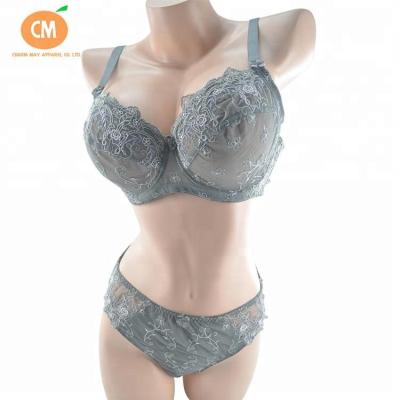 China Size G, Underwire Bras Female Bra 40H Breathable Custom Full Cup Embroidery Guangzhou for sale