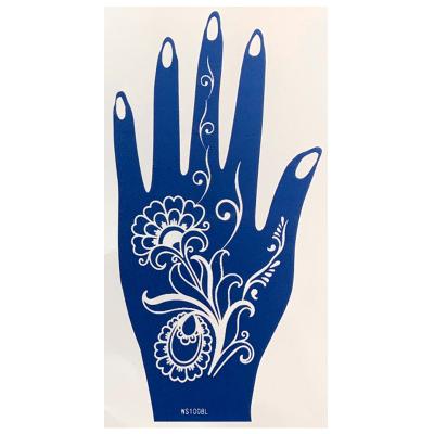 China temporary tattoo stencil sticker with screen use for henna tattoo stencil and glitter tattoo and airbrush painting for sale