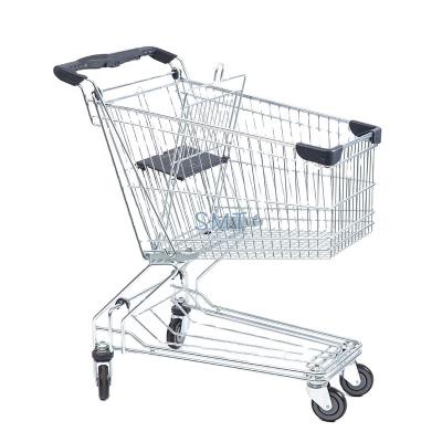 China New Folding Metal Grocery Supermarket Shopping Carts For Sale for sale