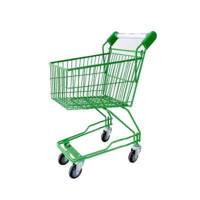 China Folding Powder Coated Supermarket Kids Baby Shopping Cart Kids Toy Trolley for sale