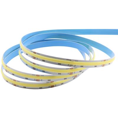 China Residential Dual Color COB Strip Light Residential DC 24v 9w/m ip20 no meter 2700&6500 waterproof 640led cob led strip for sale