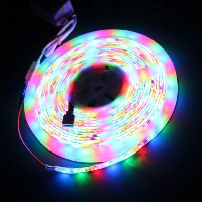 China Dreamy Landscape 6812 Color 6812 Smart Accessible Waterproof Digital 5V 5050 RGB 10m LED Strip Light for sale