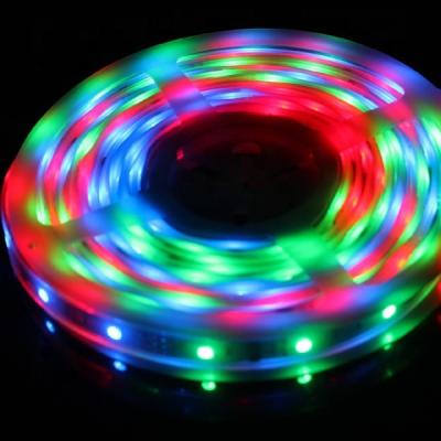 China LANDSCAPE LANDSCAPE RGB Led Strip Light 12V Outdoor Decoration 5050 RGB Led Strip Waterproof Remote Control RGB Led Strip Lights For Room, Party for sale