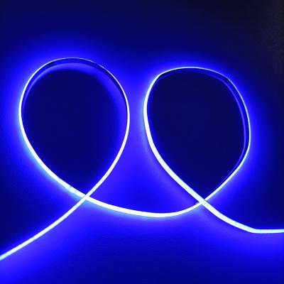 China Cheap wholesale hotel hotel cob led strip 24v blue color 2021 uniform lighting led filament 384 by 224 bending led cob strip for sale