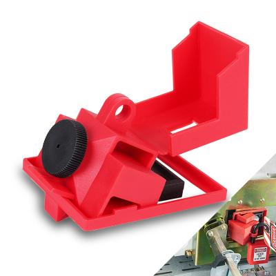 China Fiberglass Reinforced Nylon 480/600V Clamp-On Circuit Breaker Lockout Device MCCB Safety For Width 42mm for sale