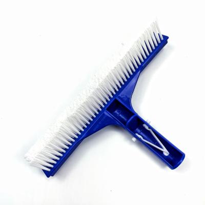 China Inground Swimming Pool Pool Cleaning Tool 10 Inch Back Wire Brush Swimming Pool Brush Stainless Steel Rubber Wire Brush for sale