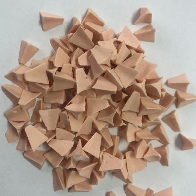 China High Density Low Consumption Resin Tumbling Grinding Media For Zinc Alloy Hardware Polishing for sale