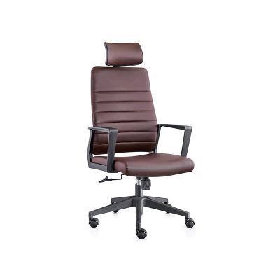 China New Meeting Venue Modern Office Chair Ergonomic Leather Executive Office Chair for sale