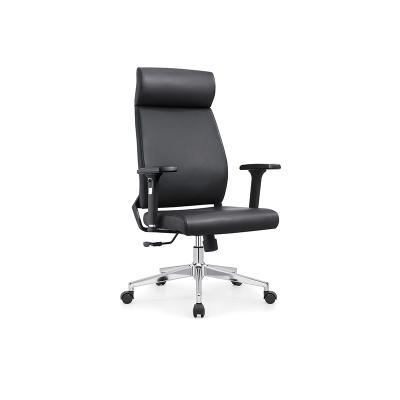 China Chinese Wholesale Cheap Home Office Chair High Swivel Leather Chair Back Office Chair for sale