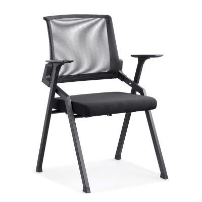 China Chinese Factory Supply PP and Back Fiberglass Frame Back Thickened Stripe Cipher Mesh Training Chair for sale