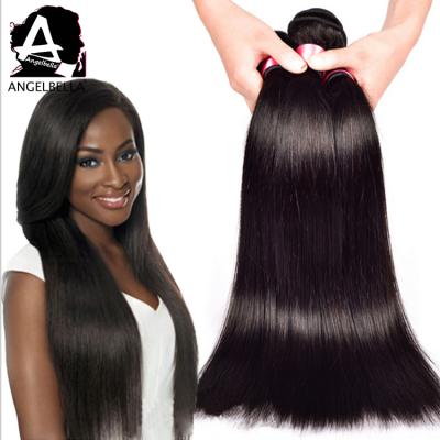 China Angelbella Silky Straight Indian Hair Vendor Silky Straight Wave Weft Bundles Indian Virgin Hair Wholesale Mink Hair Raw Virgin Hair Bundle for sale