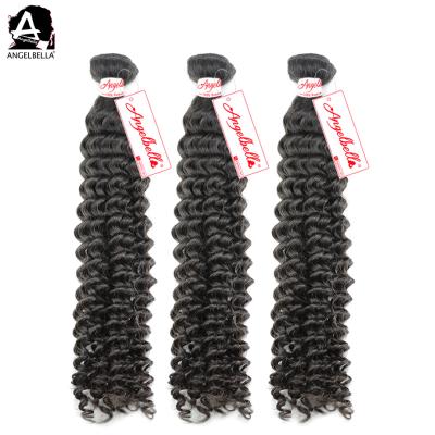 China Wholesale Deep Curl Deep Curls Hair Bundles Natural Color Hair WEAVING Non-Remy Hair Weave for sale