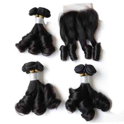 China Funmi Hair Angelbella Head Aunty Funmi Hair Virgin Brazilian Hair Dubai Real Hair From Factory 100% for sale