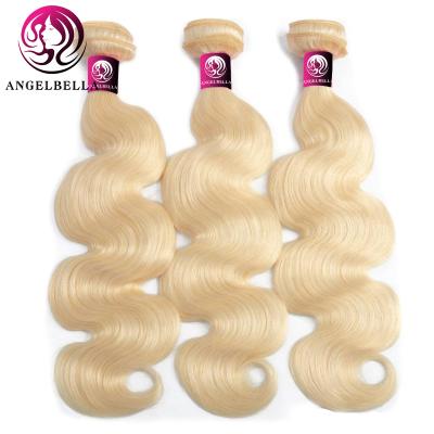 China Body Wave Angelbella Bundle Hair Vendors 613 Blonde Brazilian Blonde Hair Bundles Body Wave Hair Bundles for sale