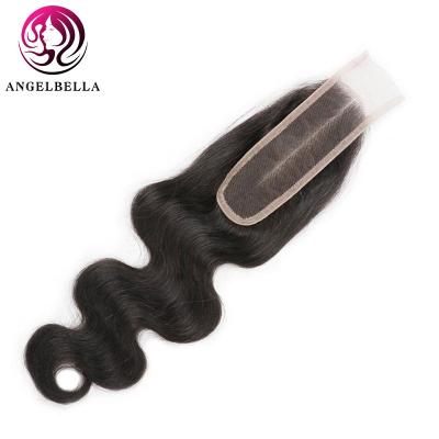 China Human Hair With Lace Closure Brazilian Virgin Hair Frontal Lace Closure HD Transparent Swiss Lace Closure for sale