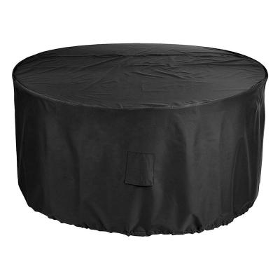 China Hot Sale Outdoor Garden Waterproof UV Protected 300D Heat Resistant Durable The Round Table Cover for sale