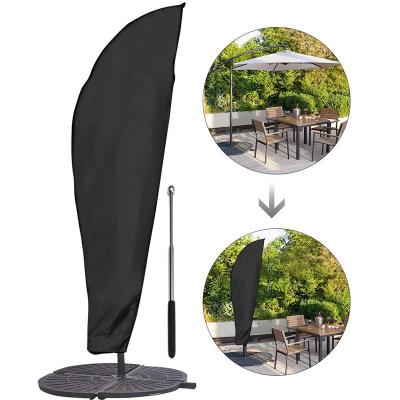 China 210D+PU factory wholesale outdoor waterproof banana umbrella sunshade cover for sale