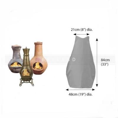 China High Quality All Weather Outdoor Chimenea Cover Patio Chimney Fireplace Cover for sale