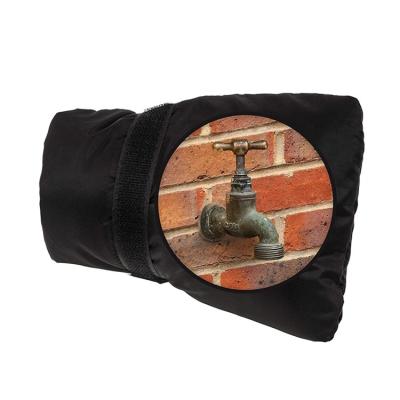 China All Weather Outdoor Cover Winter Water Protector Outside Insulated Cover Spindle Pipe Freeze Faucet Pocket Faucet Handle Protector for sale