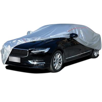 China Customizable Printed Water Resistant PEVA Full Outdoor Car Cover With Heat And Water Resistance, UV Protection for sale