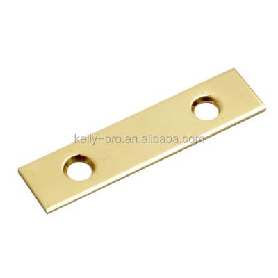 China Designed For Chests Small Flat Brass Bracket Brass Repair Plates Repair Fastener Joining Miniature for sale