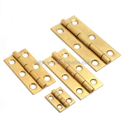 China For Small Chests Mini Butt Hinge Small Case Brass Narrow Service Hinge for sale