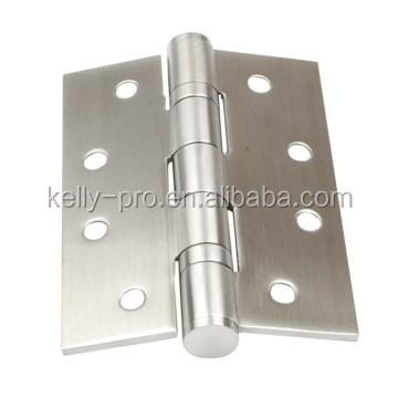 China Be used on wood door/metal door/commercial standard hinge mortise hinge swing door/interior door hinge plain ball bearing 5 gauge full or zigzag hole stainless steel for sale