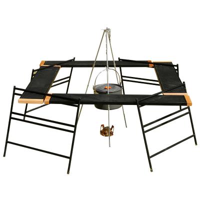 China Multi-person barbecue table family travel car contemporary hot sale outdoor portable splicing table for sale