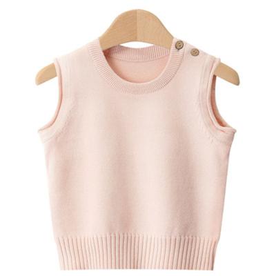 China High Quality Kids Sweaters Anti-wrinkle Sweaters Sleeveless Vest for sale