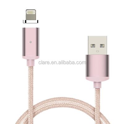 China Mobile Phone Types OEM Charging Magnetic USB Cable, Nice Gift Braided USB Cable For iPhone/Andriod Magnetic Charging Cable for sale