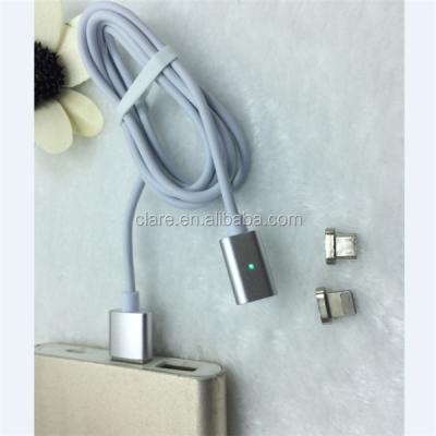 China Mobile phone types hot new 2 in 1 magnetic charger cable, factory wholesale usb cable for iphone/andriod magnetic charging cable for sale