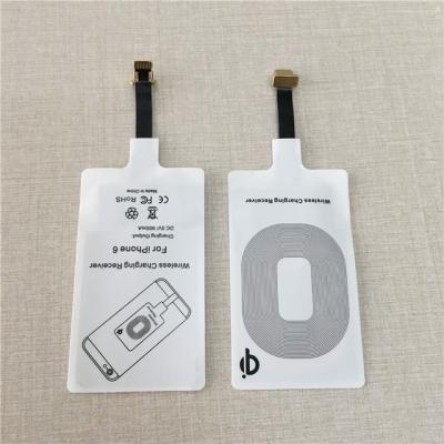 China Wholesale Hot Selling Cell Phone Qi Wireless Receiver 2017 New Mini Wireless Charger Receiver For iPhone and Android for sale