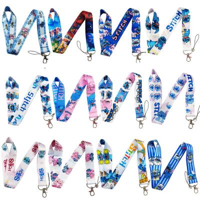 China Promotional Gift Cheap Stock Support Custom Logo Lanyard Sublimation Printing Polyester Neck Lanyards Hot Transfer 17.7cm Lanyard for sale