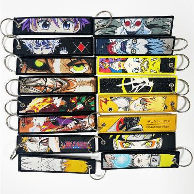 China Daily Life Anime Keychains Jet Tags Motorcycle Car Accessories Key Rings For Luggage Bag Anime Tag Keychain Lanyard Key Chain Holder Gift for sale