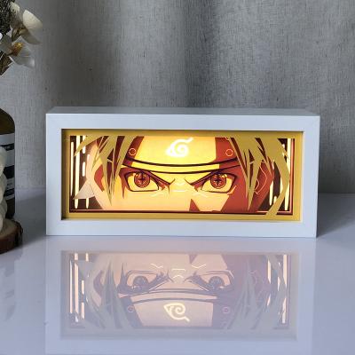 China Europe 2023 Manufacturers Beautiful Paper Carving Lamp Direct Sales Of Animation Light Box 3d Led Night Light Decorative Gifts for sale