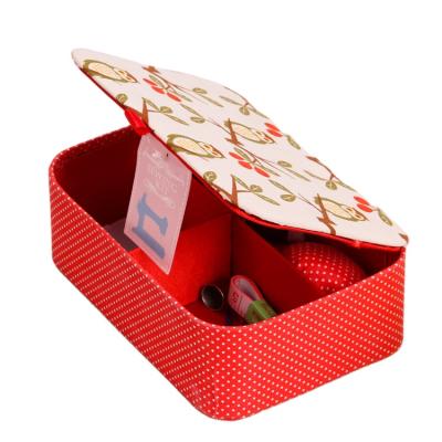 China Viable Wholesale OEM High Quality Woven Basket Cotton Sewing Basket Needle Storage Basket for sale