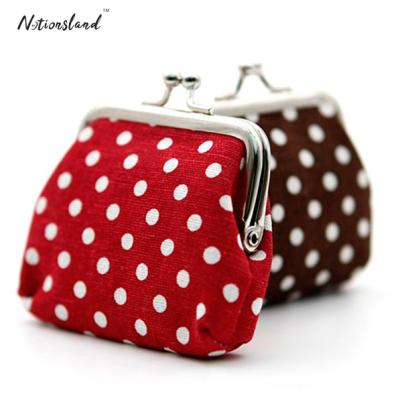 China Lady Promotional Mini Wholesale Cheap Latch Purse Portable Coin Purse With Metal Clasp for sale