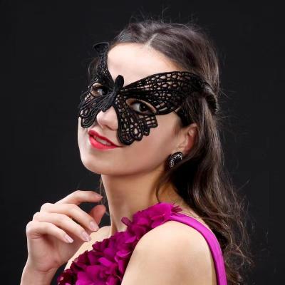 China Bud Fun Lace Silk Mysterious Masks For Masquerade Proms, Hallowmas Party Masks for sale