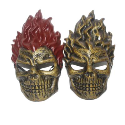 China PVC PROM Supplies Skull Mask Vintage Horror Mask Costume Prop Halloween Cosplay Mask for sale