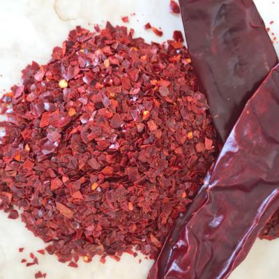 China Dried red hot crushed chilli pepper for sale