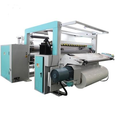 China Jumbo Roll Slitting Machine Paper Slitting And Rewinding Machine for bopp pvc lamination film adhesive label non woven fabric for sale