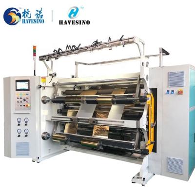 China Good Quality Hot Stamping Foil Slitter Cutting Machine Slitting Rewinder Semi Automatic for sale