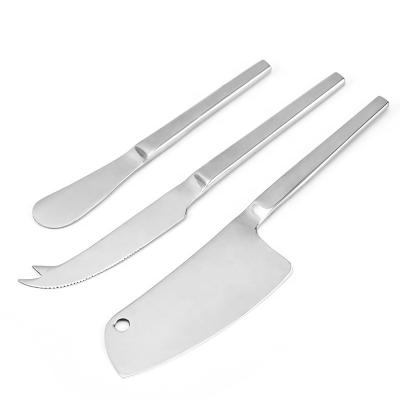 China 2022 Viable Hot Seller 3 Pieces Tool Kit Knife Spreader Cheese Cutter Kitchen Accessories Stainless Steel for sale