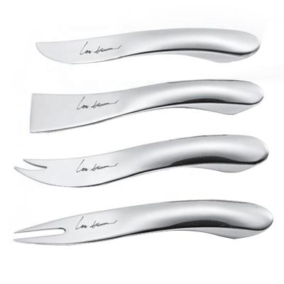 China Sustainable High Quality Stainless Steel Cheese Knife 4 Piece Set for sale